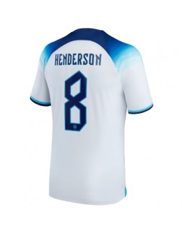 England Jordan Henderson #8 Replika Hemmakläder VM 2022 Kortärmad